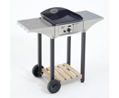 Roller Gril R.CHPS400 Desserte pour Plancha 400 Inox / Bois