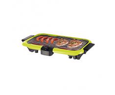 Barbecue électrique sur pieds, vert
