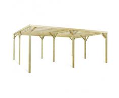 Carport en bois Monza Due 2 voitures