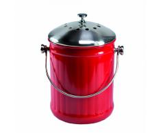 Composteur « Bio Buddy » par Contento, rouge, mini, 18 x 27,5 cm