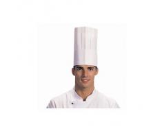 TOQUE DE CHEF PAPIER (x10) hauteur 26,5 cm