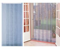 Rideau de porte moustiquaire Arles - 4 bandes - 100x220 cm