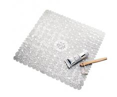 InterDesign 80210EU Pebblz Tapis de Douche clair