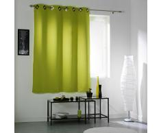 Douceur d'Intérieur Cocoon Rideau avec Oeillets Occultant Polyester Anis 140 x 180 x 180 cm