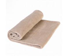 Plaid polaire taupe 180x230cm