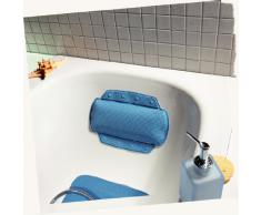 Spirella 1070525 Coussin de baignoire pour la nuque Alaska Bermuda, 32 x 23 cm