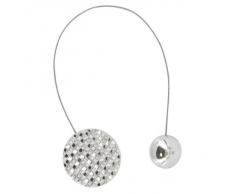 Embrasse aimantée métallisée Newport Chrome