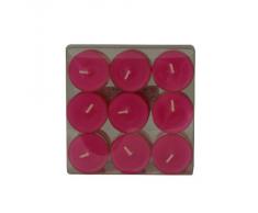Wenzel-Kerzen Bougie Chauffe Plat (Boîte De 18) Fushia