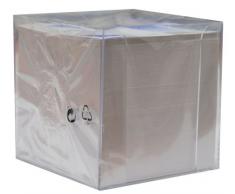 Wedo 2702651 Cube-mémo en plastique 9,5 x 9,5 cm Colorés Transparent fumé