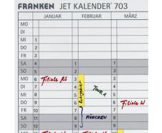 Franken Date Bandes Auto-adhésif pour JK703GB Calendrier annuel Calendrier Ref DS703A