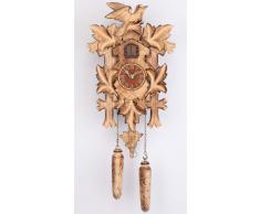 Pendule à coucou à quartz 5 feuilles, avec musique, en cadeau-boîte oiseau, piles incluses TU 374 QM