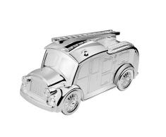 Zilverstad 7669261 Tirelire Voiture de Pompiers Argenté Laqué