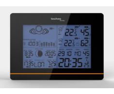 Technoline WS 6750 Station Météo avec Horloge Noir