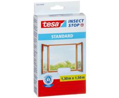Tesa Insect Stop Moustiquaire Standard pour fenêtre, 1.3m x 1.5 m