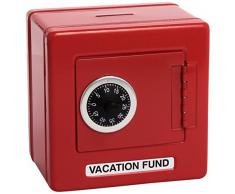 Tirelire en forme de coffret fort avec combinaison