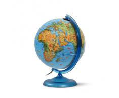 Jpc créations Globe terrestre 25 cm Bleu