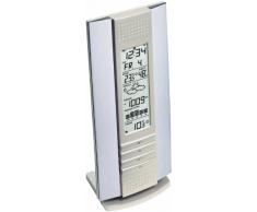 Technoline WS7394-IT Station Météo avec Horloge Radio-Pilotée Blanc/Aluminium