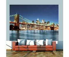 Papier peint intissé !!! Top vente !!! Papier peint !!! Tableaux muraux XXL !!!! 350x270 cm !!! New York !!! 100404-125