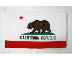 AZ FLAG Drapeau Californie 150x90cm - Drapeau californien - Etat américain - USA - Etats-Unis 90 x 150 cm - Drapeaux