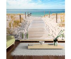murando Papier peint intissé 300x210 cm Décoration Murale XXL Poster Tableaux Muraux Tapisserie Photo Trompe loeil paysage nature mer plage c-A-0054-a-b