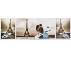 1art1 48837 Poster Tour Eiffel Midi Triptyque Paris Ville de lAmour 91 x 30 cm