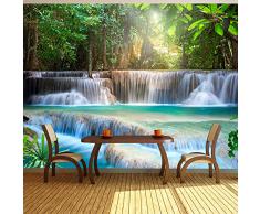 murando – Papier peint intissé - 400x280 – Papier peint – Trompe l oeil – Tableaux muraux déco XXL – cascade c-A-0006-a-b