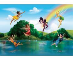 Disney Les Fées Papier Peint Photo/Poster - Fée Clochette, Ondine, Rosélia Et Fées, Arc-En-Ciel (360 x 254 cm)