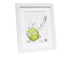 Deknudt Frames S66KF1 - P1 - Basic Cadre Photo avec Passe-Partout Bois/MDF Blanc 20 x 25 cm