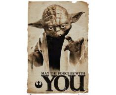 GB eye moviepostersdirect Poster Grand Format de Yoda dans Star Wars 61 x 91,5 cm