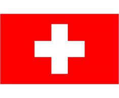 *** PROMOTION *** Drapeau Suisse - 150 x 90 cm (Uniquement chez le vendeur PLANETE SUPPORTER = 100% conforme à l'image)