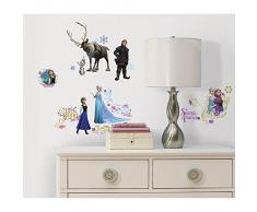 Joy Toy 23610 Autocollants muraux Disney Frozen 4 Feuillage avec 36 éléments, Plastique, Multicolore, 50x50x1 cm