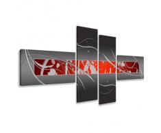 Visario 6803 Tableau sur Toile de Lin Motif Moderne 195 x 80 cm
