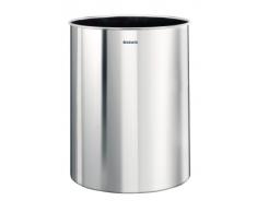 Brabantia Corbeille à Papier Acier Brillant Classique 15 L