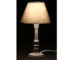 Lampe Ã poser - Style charme - Coloris GRIS patinÃ©