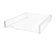 Wedo Cristallic Corbeille à courrier acrylique A4 Transparent