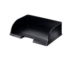 Leitz Plus - Corbeille à courrier à l'italienne jumbo 103mm - Noir