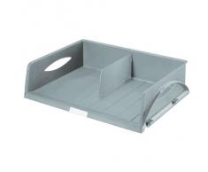 Leitz Sorty Corbeille à Courrier en Polystyrène 100% Recyclable Jumbo - Gris