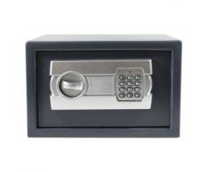 HMF 4612112 Coffre-fort, coffre-fort à poser avec serrure électronique, 31 x 20 x 20 cm , anthracite