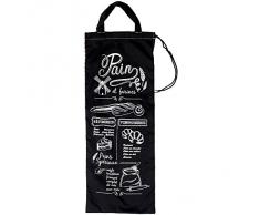 Promobo -Sac A Pain Imprimé Vintage Décor Bistrot Double Face Vichy