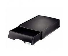 Leitz Plus - Corbeille à courrier à tiroir 70mm - Noir