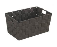 Wenko 19881100 Corbeille Salle de Bains Adria S Marron