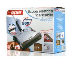 Scopa elettrica ricaricabile senza fili Beper