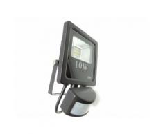 Faretto LED 10W ultra slim inclusi led con sensore di movimento esterno e interno