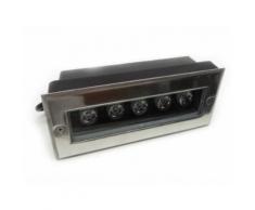 Segnapasso 5w 5x1w faretto led da esterno giardino muro illuminazione