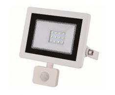 Faretto LED 10W ultra slim led con sensore di movimento esterno e interno