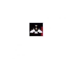Fischer & Honsel Plafoniera AMSTERDAM a 5 luci, ottone opaco