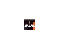 Fischer & Honsel Plafoniera Amsterdam a 5 luci, ottone antico