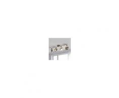 Lampenwelt.com Plafoniera lineare LED Janek, ottone anticato