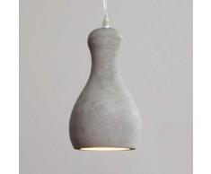 Moderna lampada a sospensione Hatice look cemento