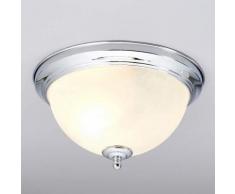 Lampada da soffitto per bagno Corvin cromo